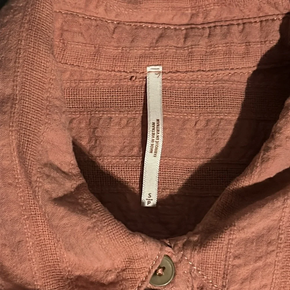 Free People Happy Days Puff Sleeve Cropped Blouse